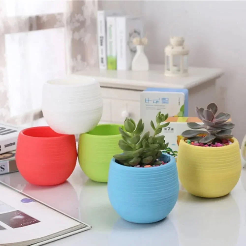 Unbreakable Blue Succulent Planter Pot